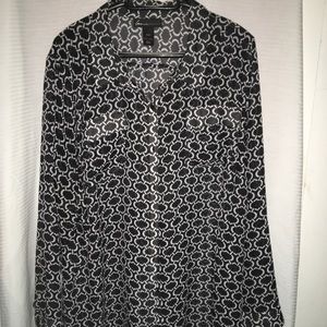 Lane Bryant button down blouse size 26/28